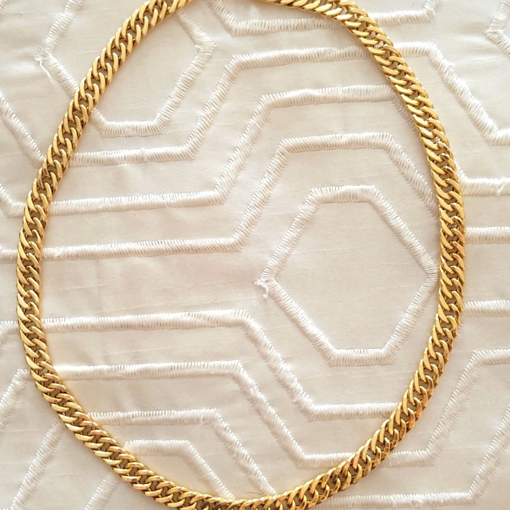 Milor 14k Gold Curb Link Nexklace